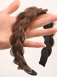 短編織合成纖維頭髮髮箍