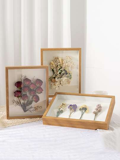 1 件 ABS 干花相框，简约干花展示架，适合家庭使用