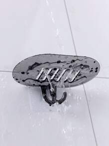 1 件塑料壁挂式肥皂盒，免打孔肥皂盒架，适用于浴室家居浴室装饰