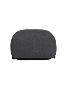 HOTSIR Ba lô máy tính xách tay cỡ lớn Letter Graphic Minimalist Camping Bag - màu đen - Xem 7