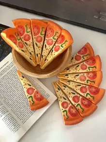 1支披薩設計中性筆，用於書寫的創意食品設計中性筆