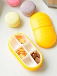 Viên Nang Hình Viên Thuốc Hộp Bảo Quản Nhựa Hiện Đại Chữ Chi Tiết Hộp Đựng Thuốc Cho Hộ Gia Đình - Nhiều màu - Xem 4