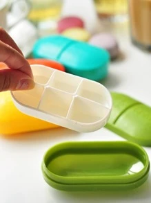 Viên Nang Hình Viên Thuốc Hộp Bảo Quản Nhựa Hiện Đại Chữ Chi Tiết Hộp Đựng Thuốc Cho Hộ Gia Đình - Nhiều màu - Xem 6