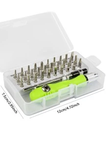 1套多功能螺絲刀修理工具