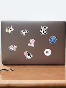 50入組可愛的奶牛文具和手帳裝飾貼紙