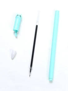 6支卡通貓設計中性筆，創意動物設計塑料中性筆書寫用