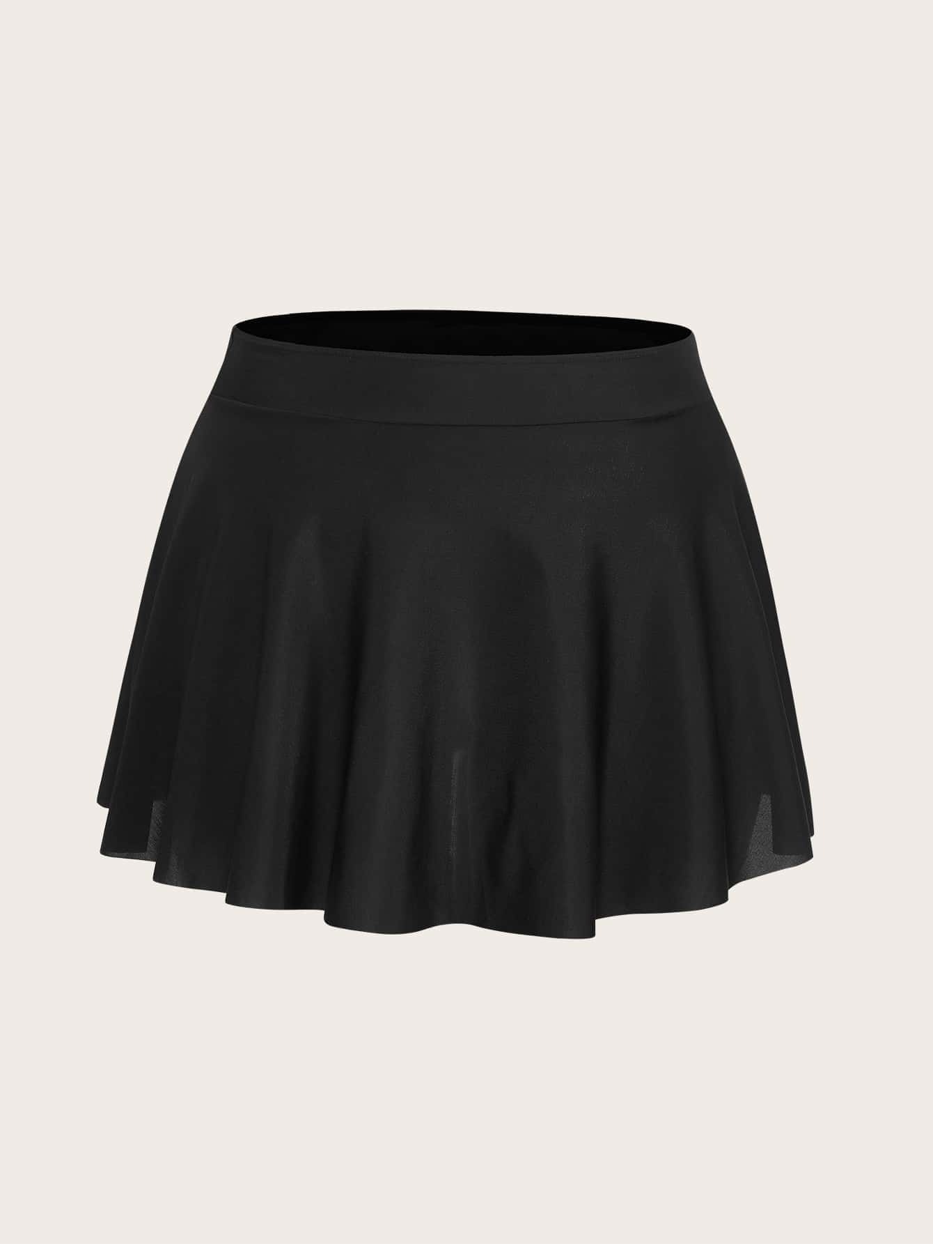 Swim Mod 大碼素色比基尼泳裝半身裙