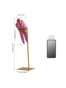 1pc Polyresin Decoration Object, Bird Design Decoration Craft For Home - Multicolor - View 3