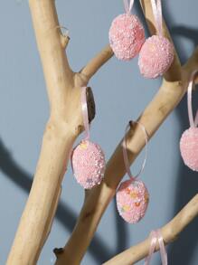 12 Cái/bộ 3 X 4Cm PS Treo Tường Hiện Đại Trứng Phục Sinh Charm Treo Trang Trí Cho Gia Đình - Nhiều màu - Xem 6