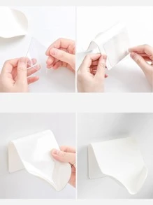 1 Đĩa Xà Phòng Màu Xanh Dương, Giá Đựng Xà Phòng ABS Tối Giản Cho Gia Đình Và Phòng Tắm - Màu xanh lam - Xem 4