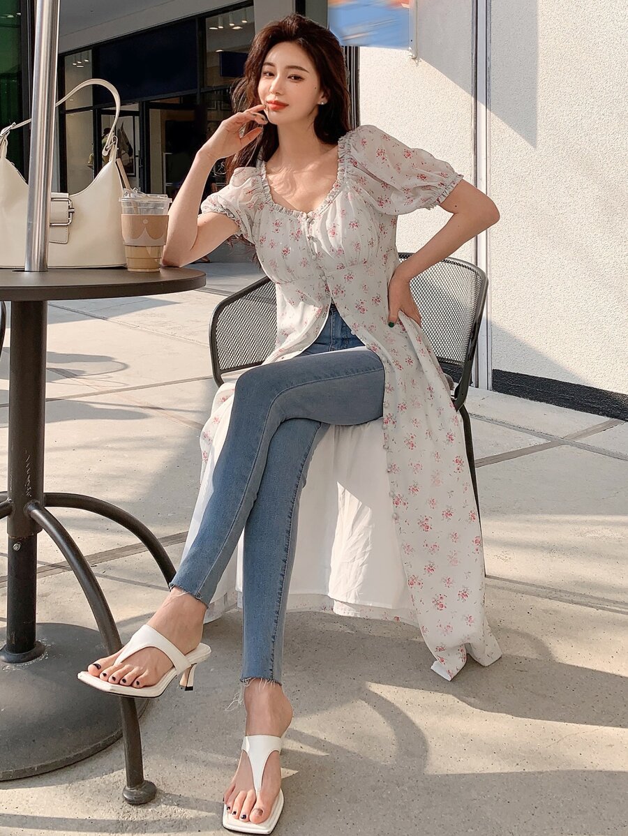 Ditzy Spring Blouse