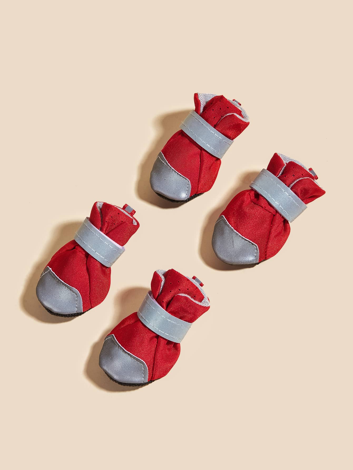 4入組透氣寵物鞋子適用於貓和狗狗