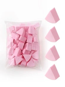 50 miếng mút trang điểm, thích hợp cho kem che khuyết điểm dạng kem & dạng phấn, dụng cụ trang điểm dạng phấn phủ, trang điểm, giá rẻ, trang trí phòng, bàn trang điểm, du lịch, phòng ngủ, phụ kiện trang điểm, bông phấn, cọ trang điểm, bông phấn, bông mút trang điểm - Hồng - Xem 1