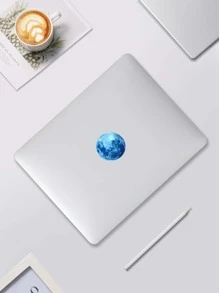 tấm Miếng Dán Bảo Vệ Laptop Họa Tiết Trái Đất Phát Sáng Trong Bóng Tối - Màu xanh lam - Xem 4