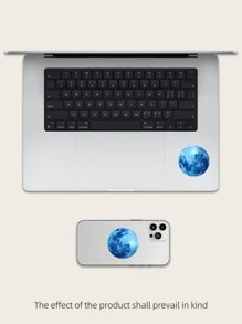 tấm Miếng Dán Bảo Vệ Laptop Họa Tiết Trái Đất Phát Sáng Trong Bóng Tối - Màu xanh lam - Xem 5