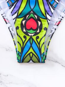 Summer Allover Print One Piece Swimsuit