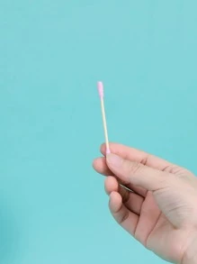 100支一次性棉籤 - 粉色 - 查看 2