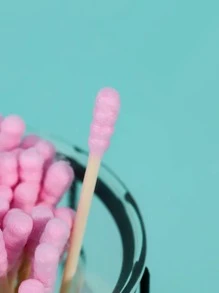 100支一次性棉籤 - 粉色 - 查看 5