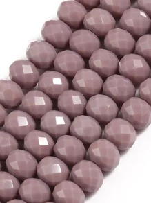 A Strand 3/4/6/8mm Purple Color Faceted Crystal Beads Rondelle Loose Spacer Beads For Jewelry Making DIY Bracelets Necklace Earrings Bag Design - Purple - View 4