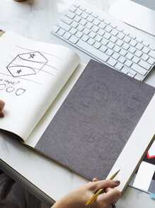 100 piezas/paquete papel de copia azul papel de calco A4 de una cara