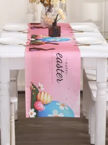 1 Trứng Phục Sinh Hoa Văn Bàn Runner, Polyester Hiện Đại Bàn Bếp Á Hậu Cho Nhà Bếp Bàn Ăn - Nhiều màu - Xem 2