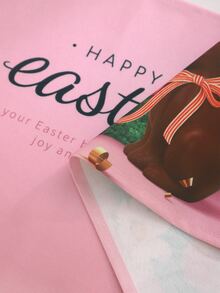 1 Trứng Phục Sinh Hoa Văn Bàn Runner, Polyester Hiện Đại Bàn Bếp Á Hậu Cho Nhà Bếp Bàn Ăn - Nhiều màu - Xem 3