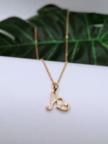 vòng cổ 1 chữ cái - Vàng - Xem 5