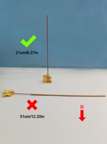 1入組龍設計香台 - 銅色 - 查看 8