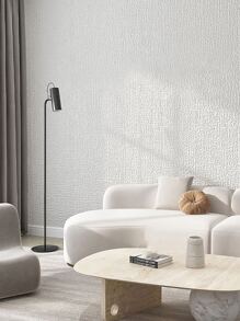 1pc Self-Adhesive Waterproof And Moisture-Proof Cement Wall Sticker For Rough Walls, Foam Wall Board As Decoration And Heat Insulation To Reduce Noise And Protect Wall From Damage, Wall Renovation Solution,Renovation Stickers Peel Wall Panels,Wall Paper, Wallpapers,Spring Decoration Items Refresh Your Home,Rama Decoration Stickers - White - View 7