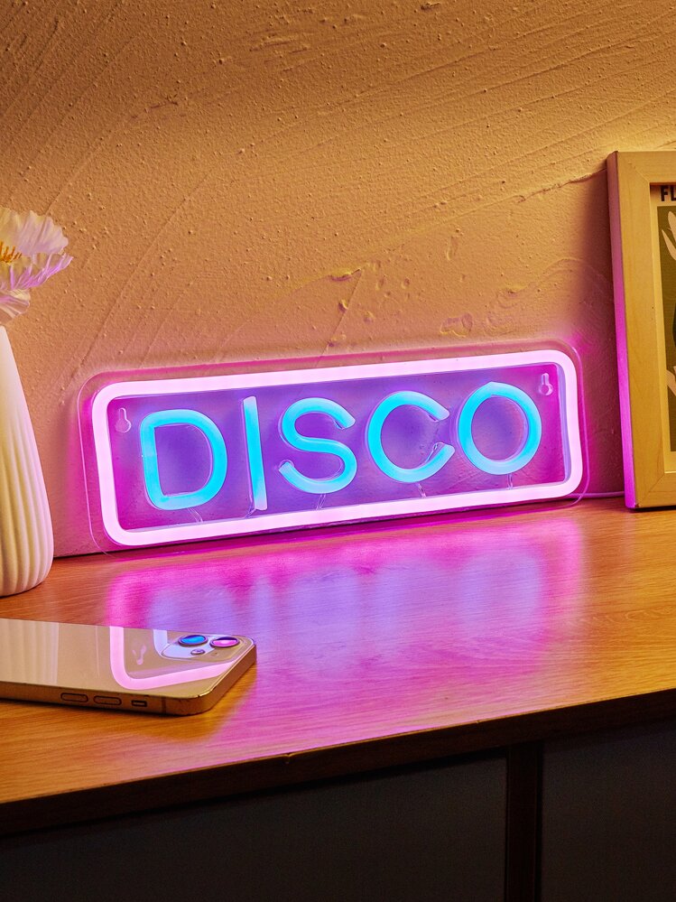 pc PS אור ניאון, עיצוב מכתב מודרני Led אור ניאון שלט לבית - ריבוי צבעים - ראה 2