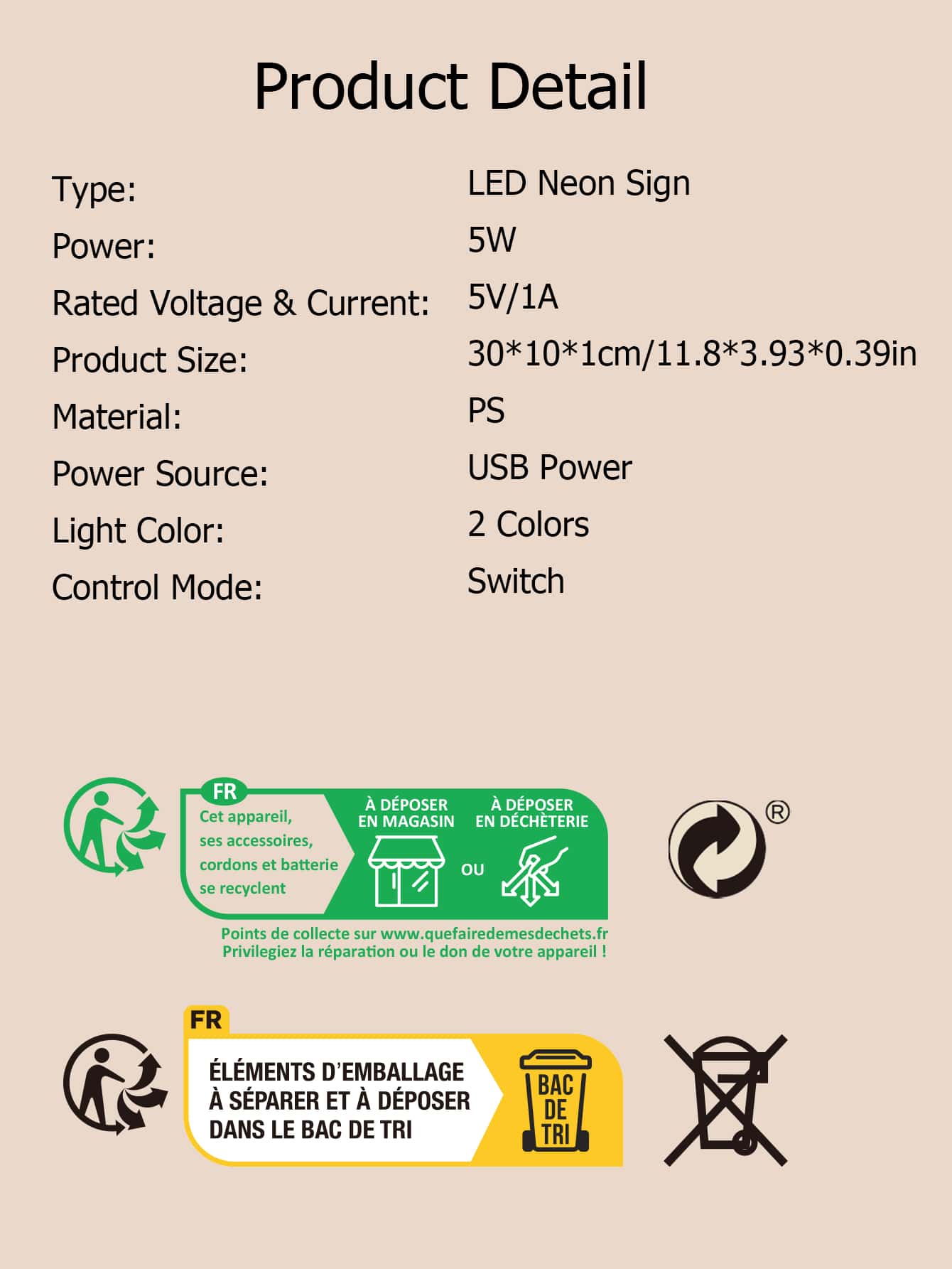 pc PS אור ניאון, עיצוב מכתב מודרני Led אור ניאון שלט לבית - ריבוי צבעים - ראה 4