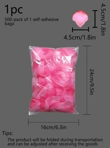 500入組人造花瓣投擲裝飾 - 彩色 - 查看 3