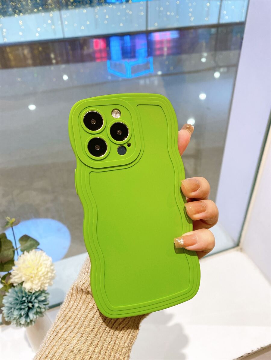 Ốp điện thoại mềm dạng sóng dập nổi 3D, chống rơi, chống mồ hôi, chống vân tay, chống mài mòn, không phai màu, tương thích với iPhone