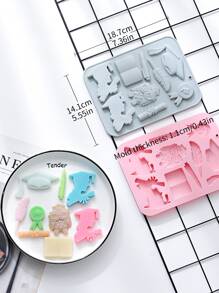 1 cái Cú & Thiết kế mũ tốt nghiệp Khuôn silicon tự làm - Nhiều màu - Xem 2