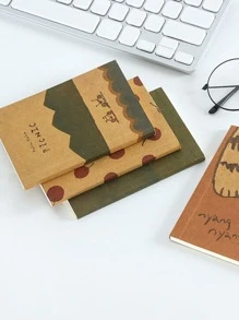 1 Máy tính xách tay họa tiết cây, Máy tính xách tay nhật ký di động đơn giản cho học sinh, văn phòng - Nhiều màu - Xem 4