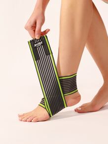 JINGBA SUPPORT 1 pieza Soporte de tobillo ajustable elástico para baloncesto, correr y vóleyball - Verde - Ver 5