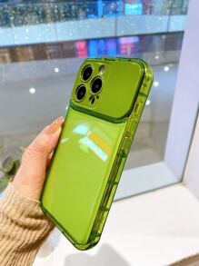 素色手機殼附鏡子 - 綠色 - 查看 5