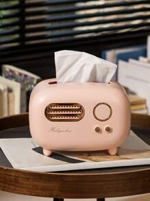 1入組收音機形狀紙巾盒 - 彩色 - 查看 1