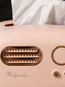 1入組收音機形狀紙巾盒 - 彩色 - 查看 4