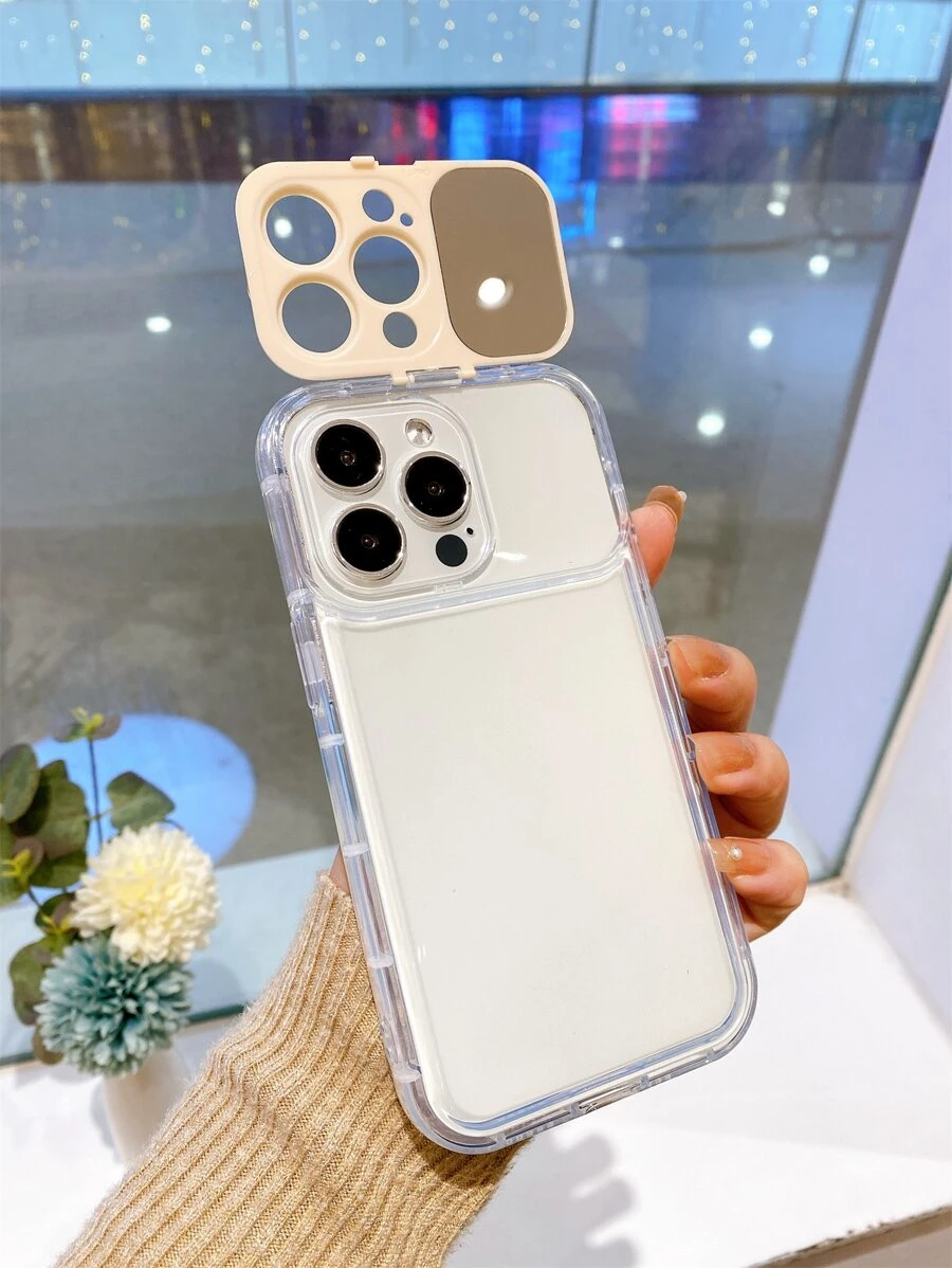 Funda de móvil liso con espejo - Blanco - Ver 1
