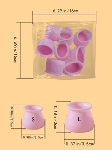 8pcs White Table Leg Cover, Silicone Chair Foot Cover For Home