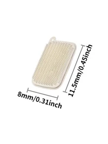 1 pieza Jabón multifuncional vegetal Cepillo de limpieza para doméstico - Beis - Ver 2