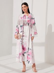 Modelyn 印花單肩連衣裙和外套 - 彩色 - 查看 5