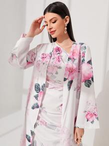 Modelyn 印花單肩連衣裙和外套 - 彩色 - 查看 6