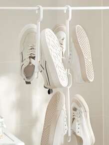 1 pieza Percha blanco colgante zapato secado para casa - Blanco - Ver 4