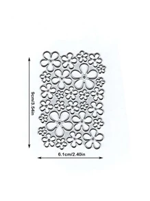 1 pièce Matrice de découpe design fleur