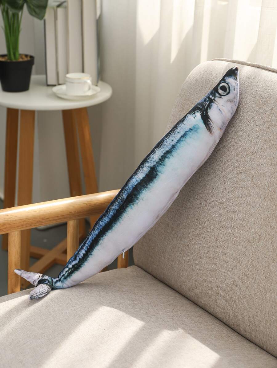 1 Gối Trang Trí Thiết Kế Cá, Gối Trang Trí Polyester Hiện Đại Cho Gia Đình - Nhiều màu - Xem 1