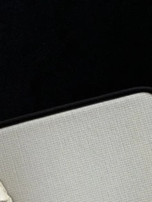 1入組滌綸浴墊浴用極簡主義黑色防滑吸水浴墊 - 黑色 - 查看 4