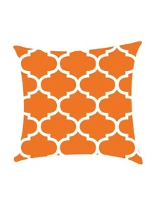 6 peças/conjunto Estojo decorativo de almofada de arremesso linho modernista impressão geométrica sem enchimento para sofá - Multicolorido - Ver 4