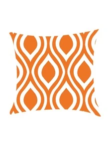 6 peças/conjunto Estojo decorativo de almofada de arremesso linho modernista impressão geométrica sem enchimento para sofá - Multicolorido - Ver 5